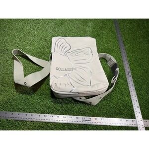GOLLA Generation Mobile Beige Shoulder Bag with Silver Flower Accent